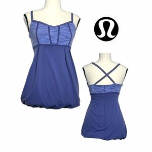EUC! LULULEMON 🍋 Women’s Bulerias Tank Top Royalty Space Dye/Royalty Size 4